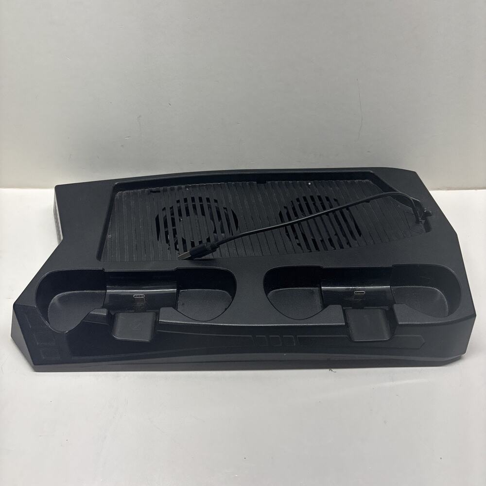 Titan PS5 Controller Charging Port W/Cooling Fans for PS5 & Stand TESTED & WORKS